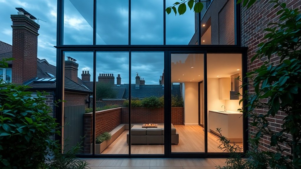 Glass Extension Walls Dunstable