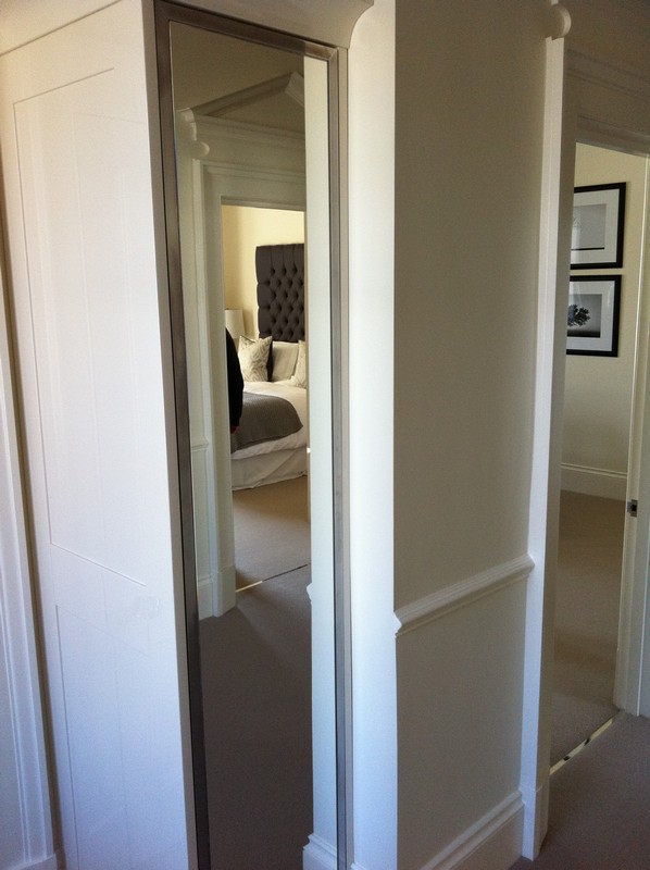 Full-length wardrobe mirror fitted in Dunstable home